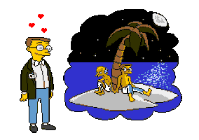 simpsons STICKER