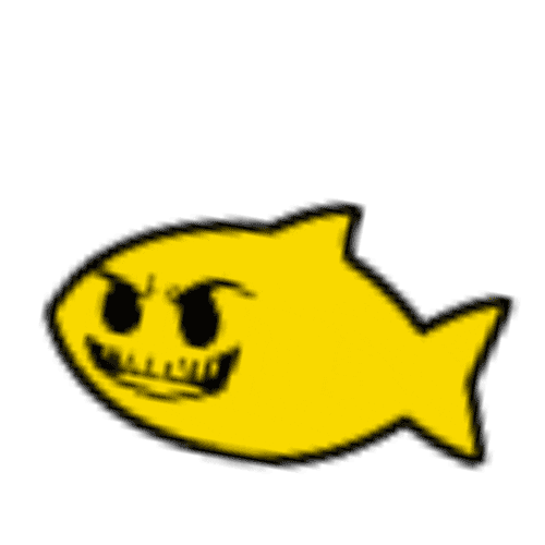 fish smile Sticker by Mr. Mercedes