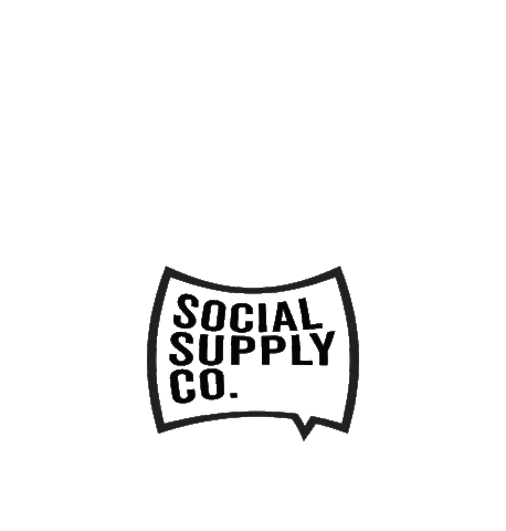 SocialSupplyCo giphyupload bounce logo social supply co Sticker