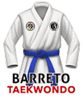 Azul Sticker by Barreto Taekwondo