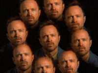 Staring Aaron Paul GIF by GIPHY IRL