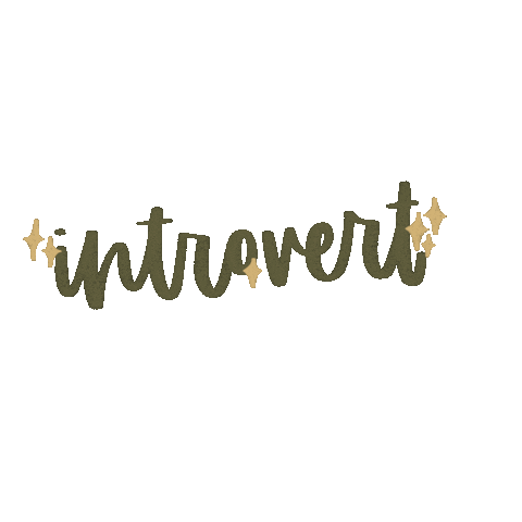 LoveEnoughLettering tired lonely introvert introverted Sticker