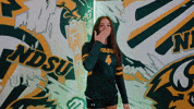 Volleyball Bison GIF by NDSU Athletics