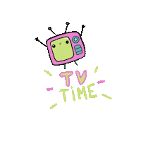 Television Relax Sticker