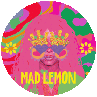 drinkmadlemon lemonade raspberry mad woman key lime Sticker