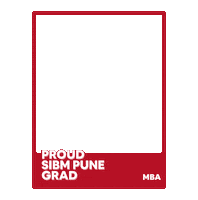 Graduation Grad Sticker by SIBM Pune