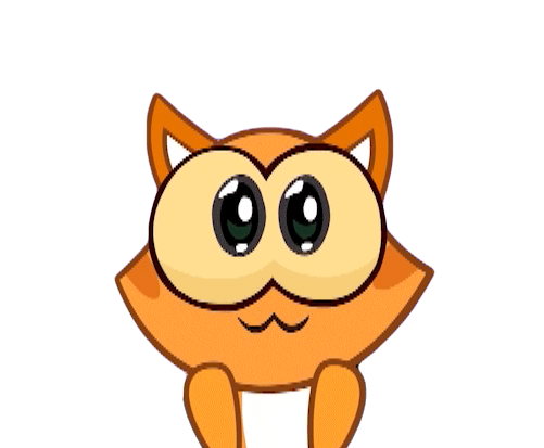 Cat Eyes Sticker by Om Nom