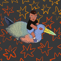 Bird Fly GIF by Gifes Con Ensalada