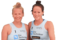 die_techniker volleyball tbt tk beachvolleyball Sticker