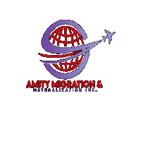 amitymigrationnaturalization amity migration naturalization inc amity migration simarjeet singh khosa canada visa company Sticker