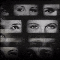 Watching Black And White GIF