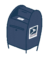 Mailing Post Office Sticker