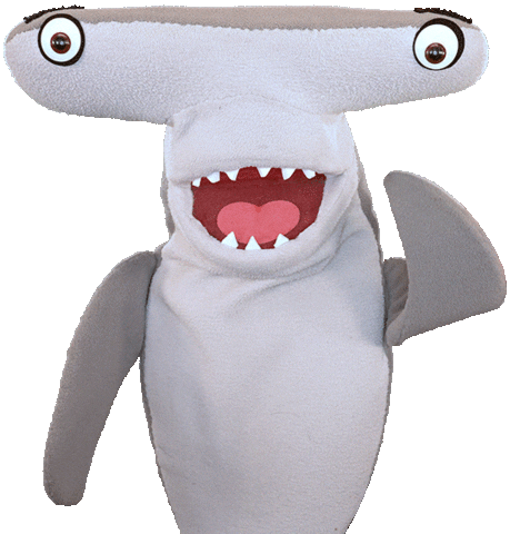 Happy Hammerhead Shark Sticker by Aquarium of the Pacific