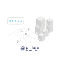 Pikkop delivery cloud local shipping Sticker