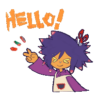 iamtheangrysons hello sticker misurchin Sticker