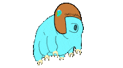 Earth Tardigrade Sticker