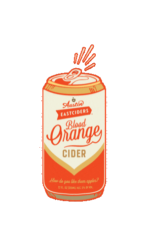 Apple Cider Orange Sticker by Austin Eastciders