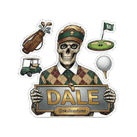 Golf Vamos Sticker