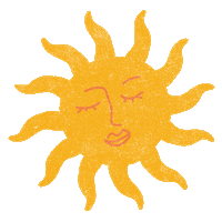Sun Sticker by Welyo