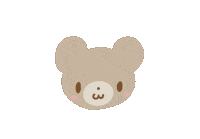 nana_bungu animal くま どうぶつ なな Sticker