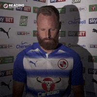 serious david meyler GIF by Reading Football Club