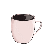 carolccm coffee cafe lettering bom dia Sticker