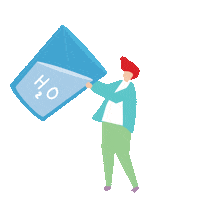 Water Agua Sticker by Elige Nutrición