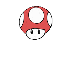 Mario Toad Sticker