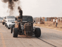dieselrcorp classic truck burnout engine GIF