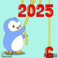 New Year Penguin GIF by Pudgy Penguins