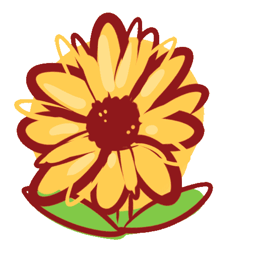 flopicas giphyupload flower yellow flor Sticker