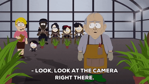 goth garden GIF by South Park 