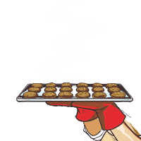 Chocolate Chip Cookies Comida Sticker by Alchemy Creations Ltd