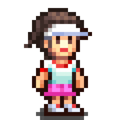Tennis 8Bit Sticker
