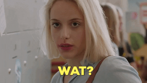 wtFOCK giphygifmaker funny what lipstick GIF