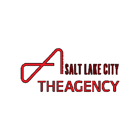 theagencyslc the agency the agency salt lake city the agency slc the agency utah Sticker