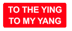 Ying Yang Text Sticker by BIMBA Y LOLA