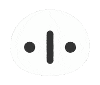 theworldofolo illustration face monster character Sticker