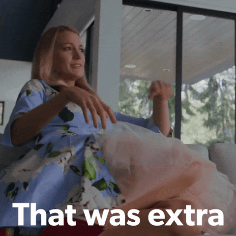 Shocked Too Much GIF by Blake Lively Fan
