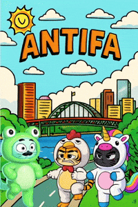 Portland Antifascist GIF by Hero Galaxy NFT