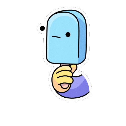 Melting Ice Cream Sticker by doodles