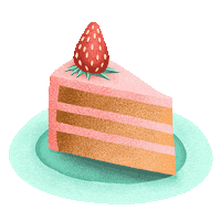 piece of cake cooking Sticker by nicmcguffog