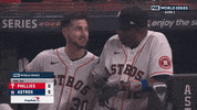 World Series Fist Bump GIF by MLB