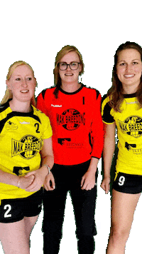 HVGeelZwart handbal geelzwart geel-zwart hvgeel-zwart Sticker