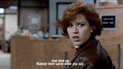 The Breakfast Club Shut Up GIF