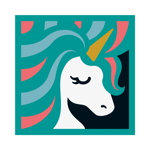 Unicorn Dots Sticker by LEGO