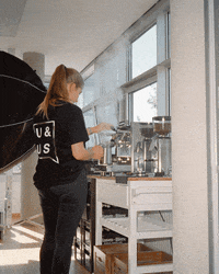 urbanuncut film coffee jump smoke GIF