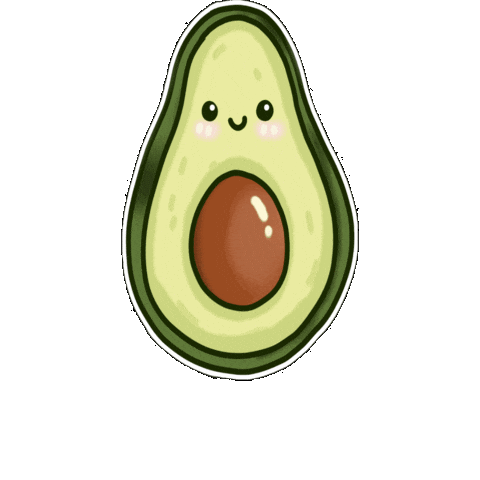 Fruit Avocado Sticker