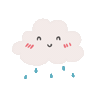 Raining Rainy Day Sticker by Lavi - A Day To Make