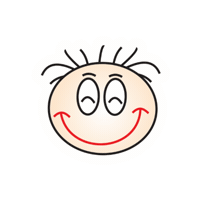 Happy Sticker by Casa Guido